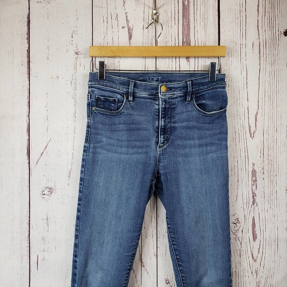 Ann Taylor LOFT Denim - 30. Ann  Taylor Loft High Waist Skinny Jeans Womens Size 6 Medium Wash Blue
